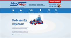 Desktop Screenshot of medhelp.com.br